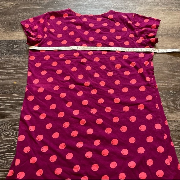 LIZ & Co Two Tone Pink Polka Dot Dress - Picture 4 of 10